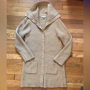 Pria Women’s Light Brown Long Sweater - size Small